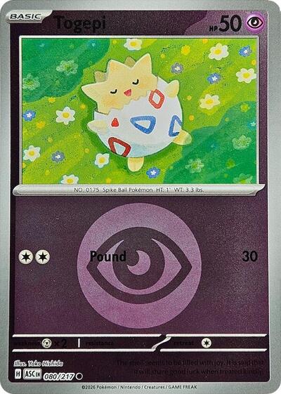 Togepi #80 Ascended Heroes