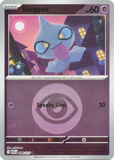 Shuppet #90 Ascended Heroes