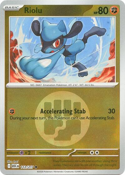 Riolu #112 Ascended Heroes