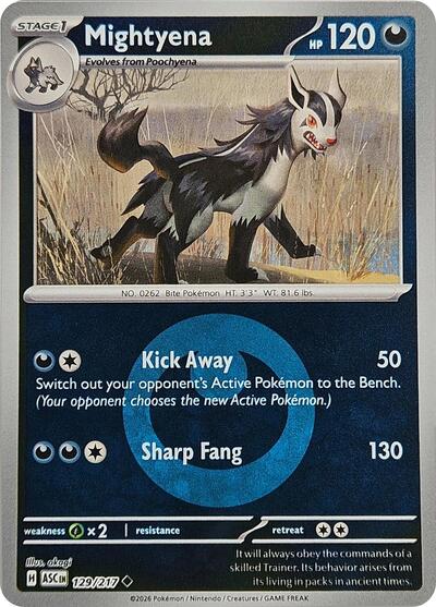 Mightyena #129 Ascended Heroes