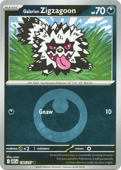Galarian Zigzagoon #130 Ascended Heroes
