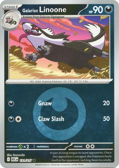 Galarian Linoone #131 Ascended Heroes