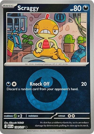 Scraggy #134 Ascended Heroes
