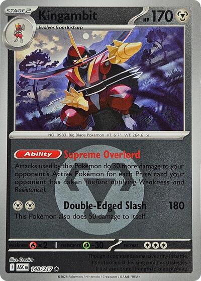 Kingambit #148 Ascended Heroes