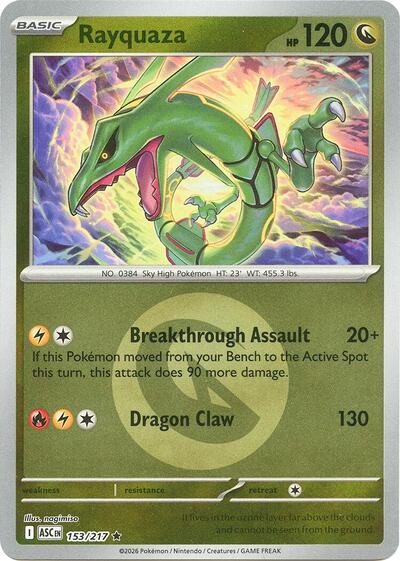 Rayquaza #153 Ascended Heroes