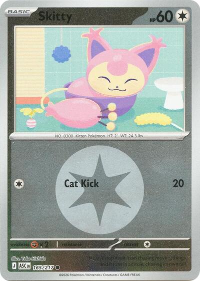 Skitty #165 Ascended Heroes