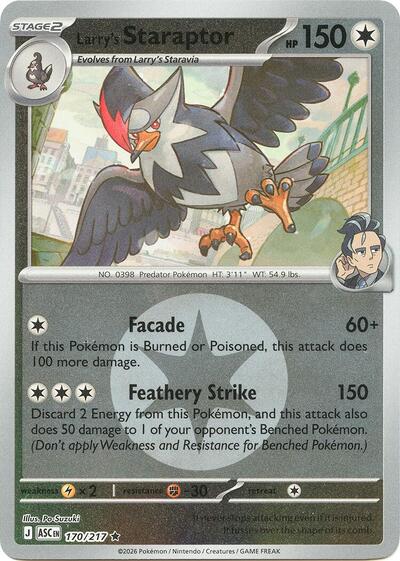 Larry's Staraptor #170 Ascended Heroes