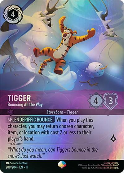 Tigger - Bouncing All the Way (Epic) #208 Winterspell