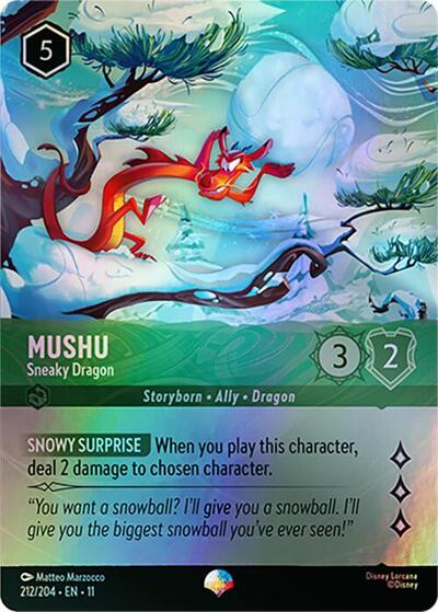 Mushu - Sneaky Dragon (Epic) #212 Winterspell