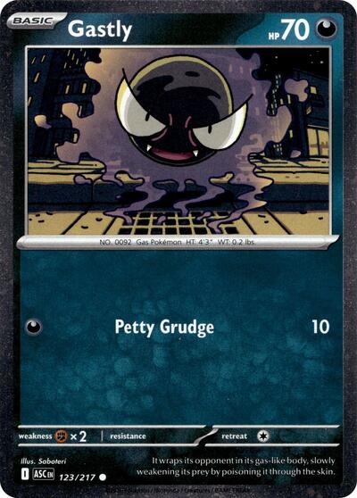 Gastly #123 Miscellaneous Cards & Products
