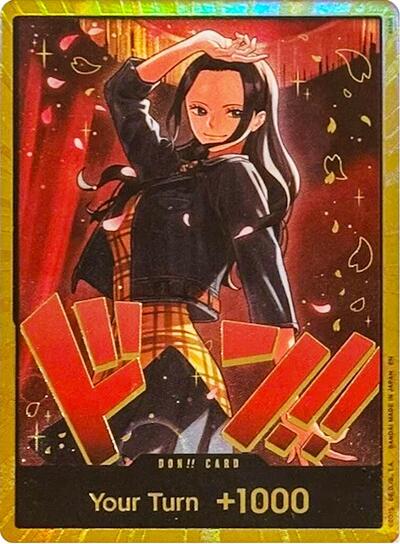 DON!! Card (Nico Robin) (Gold) #promo Extra Booster: One Piece Heroines Edition
