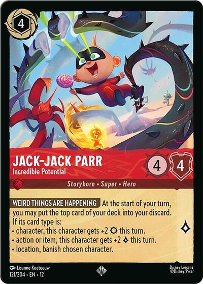 Jack-Jack Parr - Incredible Potential #121 Wilds Unknown