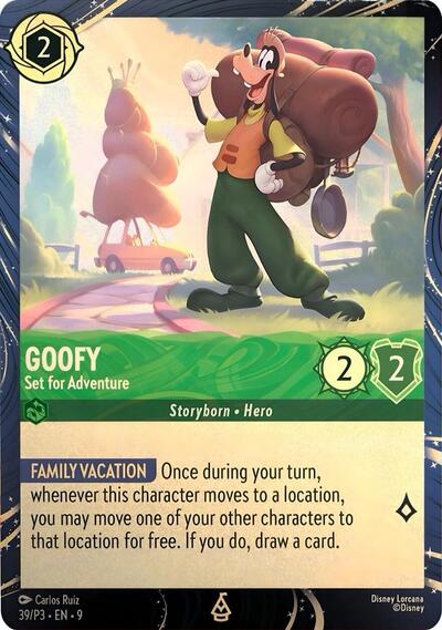 Goofy - Set for Adventure #39 Disney Lorcana Promo Cards