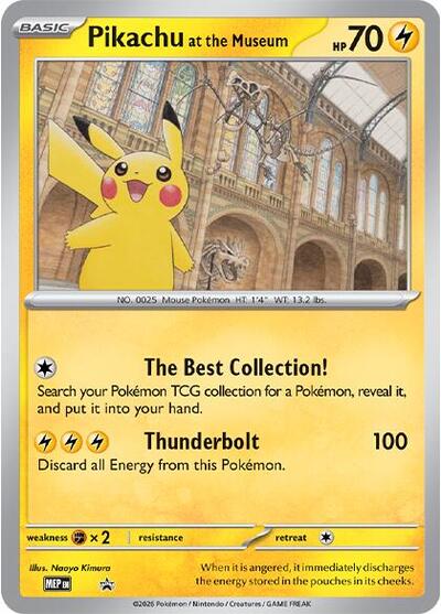 Pikachu at the Museum #promo Jumbo Cards