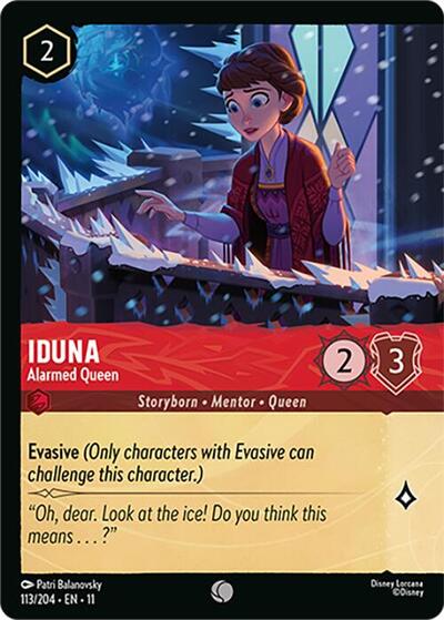 Iduna - Alarmed Queen (Foil) #113 Winterspell