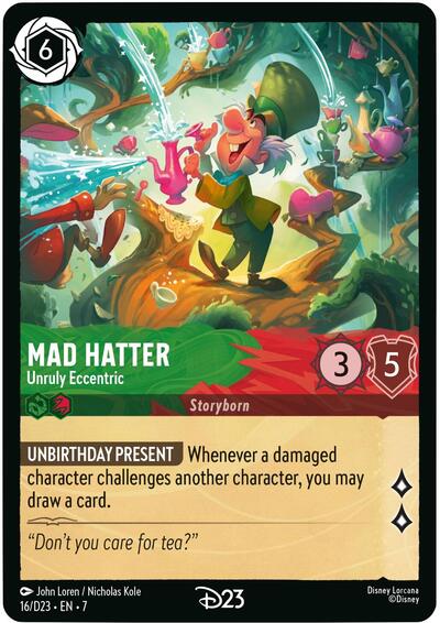 Mad Hatter - Unruly Eccentric #16 D23 Promos