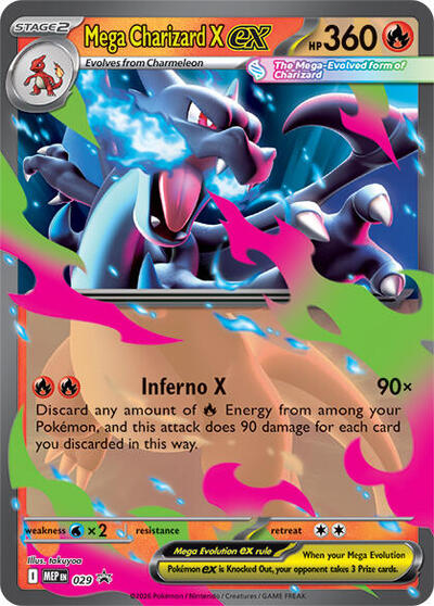 Mega Charizard X ex #29 Mega Evolution Promo
