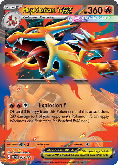 Mega Charizard Y ex #30 Mega Evolution Promo