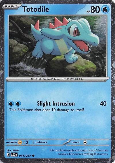 Totodile #41 Miscellaneous Cards & Products