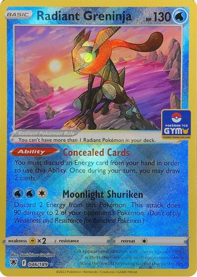 Radiant Greninja #46 League & Championship Cards