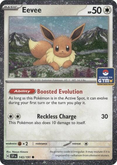 Eevee #143 League & Championship Cards