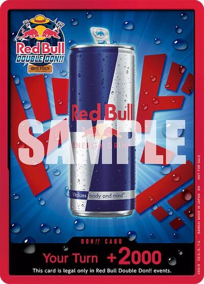 DON!! Card (Red Bull Double Don!!) #promo One Piece Promotion Cards