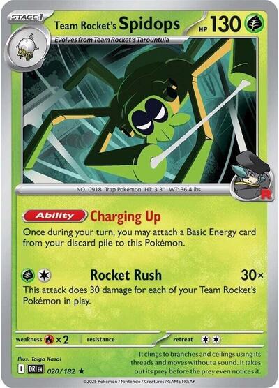 Team Rocket's Spidops #20 Deck Exclusives