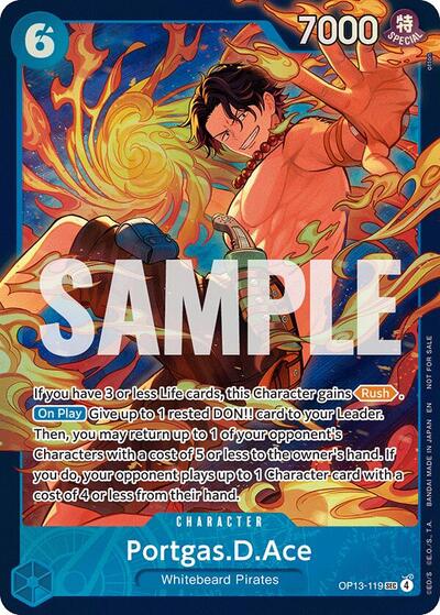 Portgas.D.Ace (Treasure Cup 2026) (Store) #OP13-119 One Piece Promotion Cards