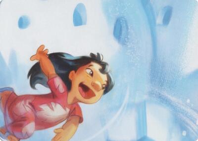 Winterspell Snowball Fight Puzzle Insert (Top Middle) #promo Winterspell