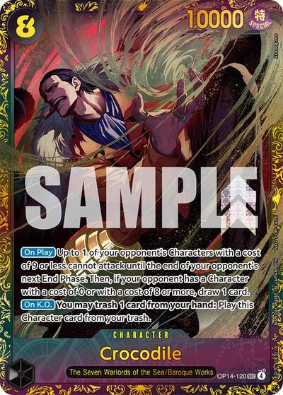 Crocodile - OP14-120 (CS26-27 Regionals Season 1) #OP14-120 One Piece Promotion Cards