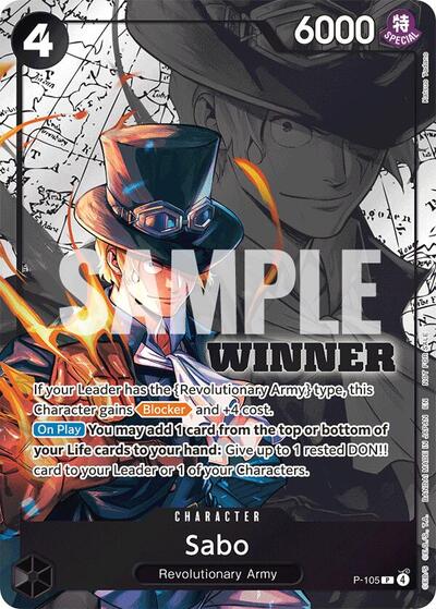 Sabo (Winner Pack 2026 Vol. 2) #P-105 One Piece Promotion Cards
