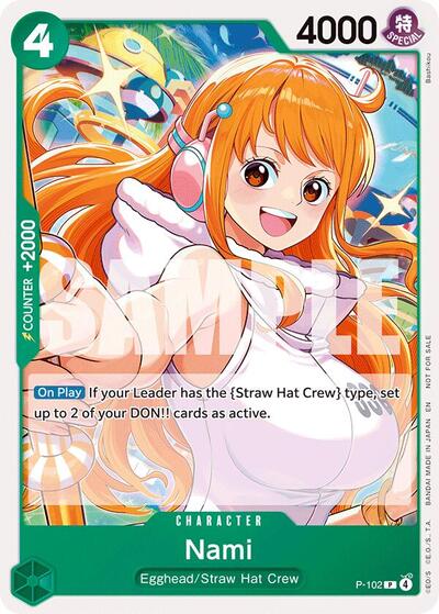 Nami (Tournament Pack 2026 Vol. 2) #P-102 One Piece Promotion Cards