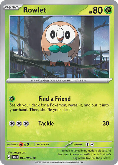 Rowlet #10 Perfect Order