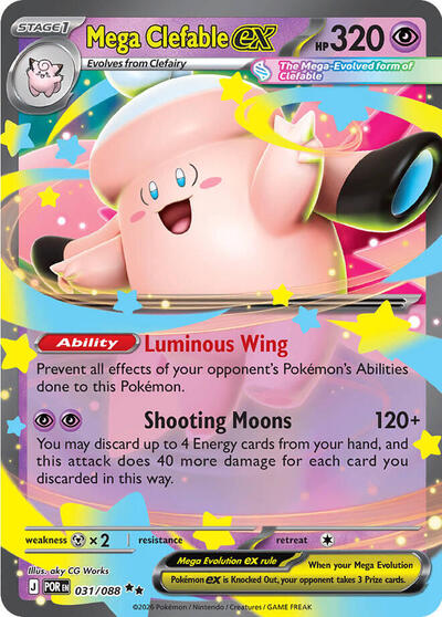 Mega Clefable ex #31 Perfect Order