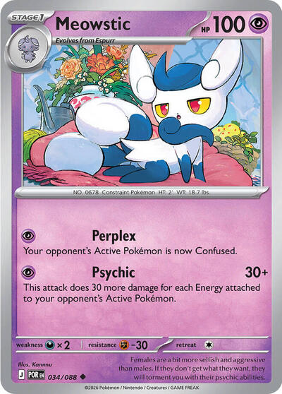Meowstic #34 Perfect Order