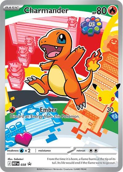 Charmander #38 Mega Evolution Promo