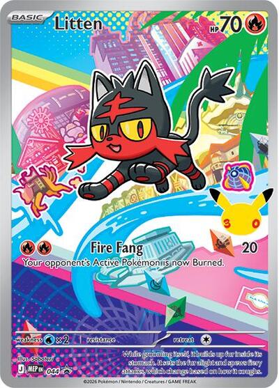 Litten #44 Mega Evolution Promo