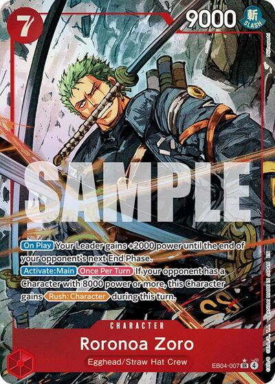 Roronoa Zoro (EB04-007) (Alternate Art) #EB04-007 Adventure on Kami's Island
