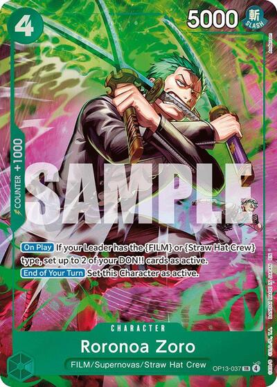 Roronoa Zoro (OP13-037) #OP13-037 Adventure on Kami's Island