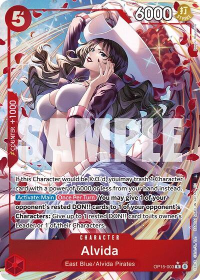 Alvida (Alternate Art) #OP15-003 Adventure on Kami's Island