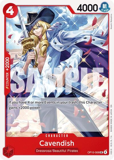 Cavendish #OP15-006 Adventure on Kami's Island