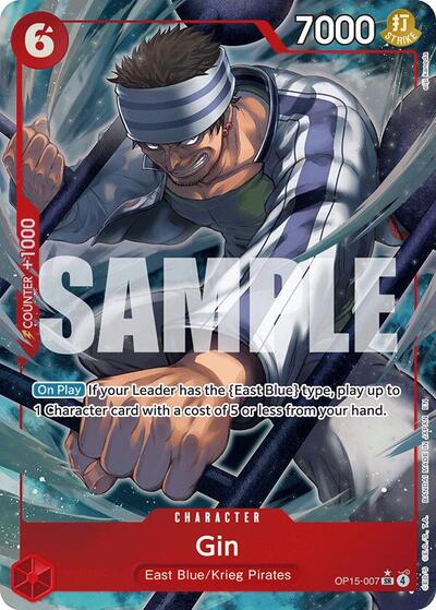 Gin (Alternate Art) #OP15-007 Adventure on Kami's Island