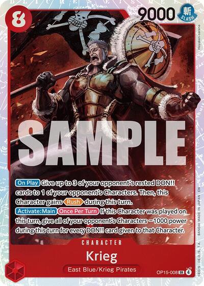 Krieg (OP15-008) #OP15-008 Adventure on Kami's Island