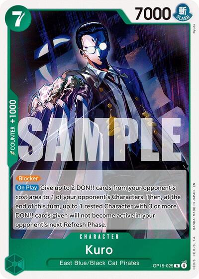 Kuro #OP15-025 Adventure on Kami's Island