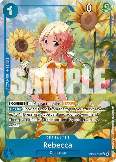 Rebecca (OP15-053) (Alternate Art) #OP15-053 Adventure on Kami's Island