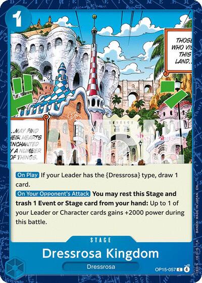 Dressrosa Kingdom #OP15-057 Adventure on Kami's Island