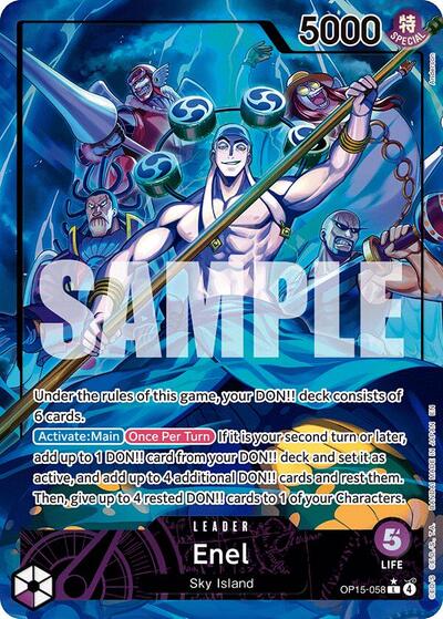 Enel (OP15-058) (Alternate Art) #OP15-058 Adventure on Kami's Island