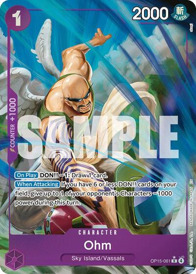 Ohm (Alternate Art) #OP15-061 Adventure on Kami's Island