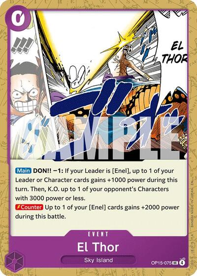 El Thor #OP15-075 Adventure on Kami's Island