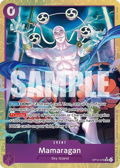Mamaragan (Alternate Art) #OP15-078 Adventure on Kami's Island